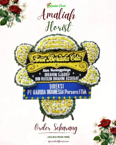 Papan Bunga Duka di Dara