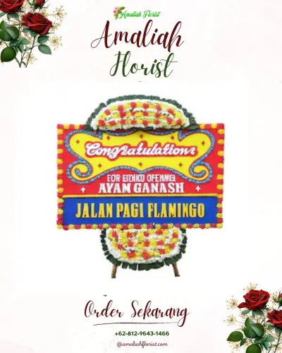 Bunga Papan Congratulation di Dara
